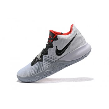 Nike Kyrie Flytrap White Black-University Red Shoes Shoes